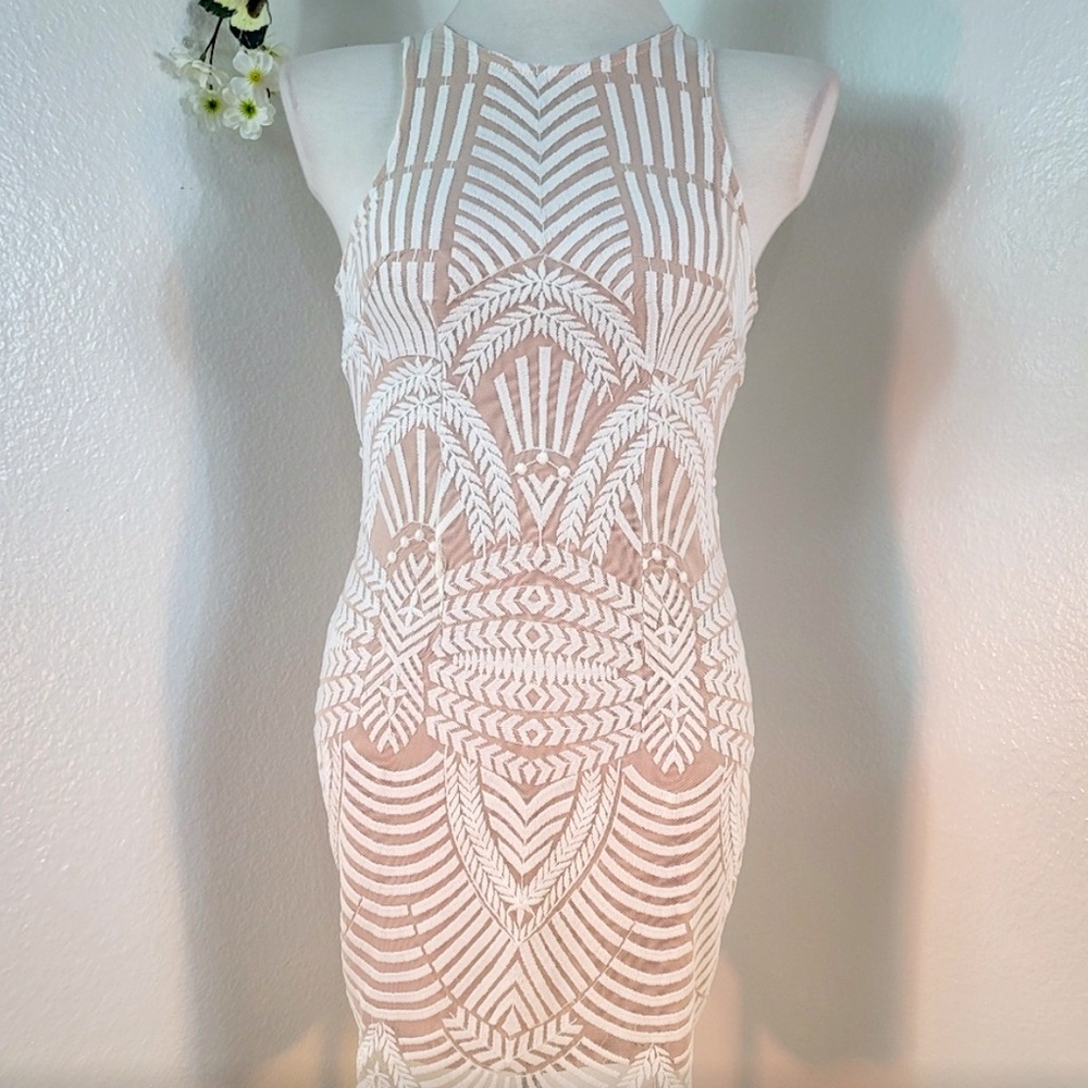 White hello molly dress